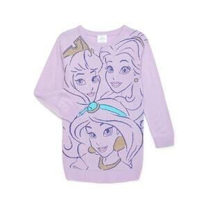 NWT Disney Princess Baby Toddler Girls Sweater Dress size 18 months